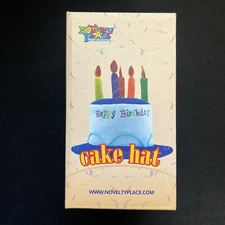 Novelty Place Birthday Cake Candles Hat NEW