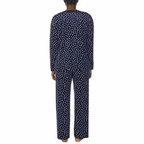 Nautica Women's 2 Piece Fleece Pajama PJ Sleepwear Set V-Neck Top, Sizes/Colors