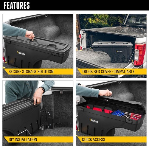 RealTruck UnderCover SwingCase Truck Bed Storage Box | SC304P | Fits 2020 - 2... - Picture 3 of 7
