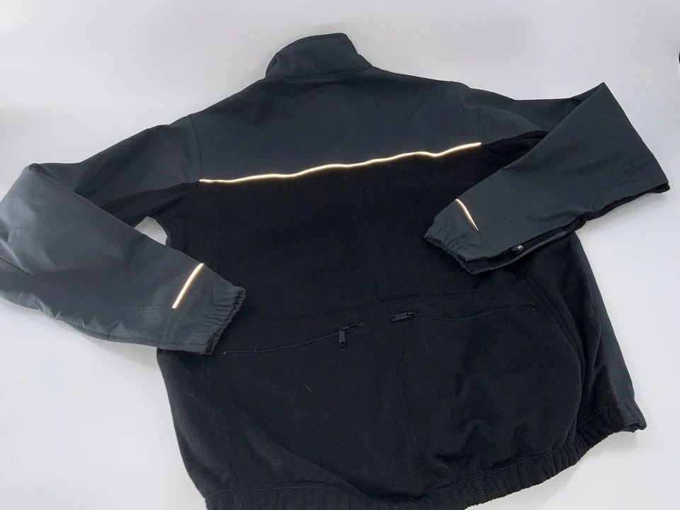 Bellwether Cycling Jacket S Men Black Full Zip Back Pockets Poly YGI B2-227 - Image 4 of 4