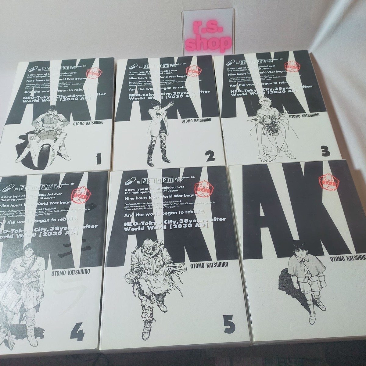 AKIRA Full color All 6 volumes complete set ver Technicolor