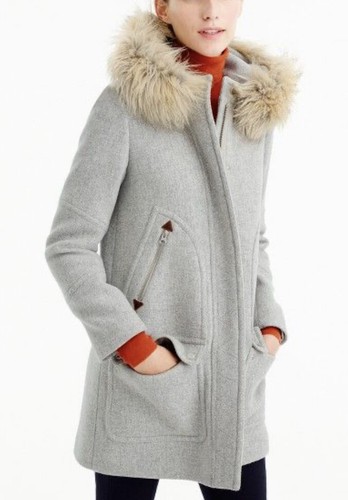 J.Crew Grey Chateau Parka In Italian 