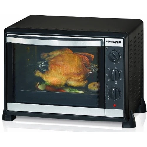 Rommelsbacher BG 1550 Schwarz Back & Grill Maxi-Backofen Drehspieß Umluft 1550W