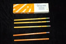 Vintage TIFFANY Supreme (PMA)  Velvet Eagle Dixon Ticonderoga Pencils Lot