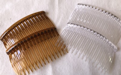 Lot De 4 Pinces à Cheveux Peigne - Pour Femme - Neuf