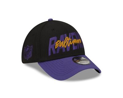 NFL Basecap Baltimore Ravens Cap Draft 2022 NewEra 39Thirty Kappe Baseballcap
