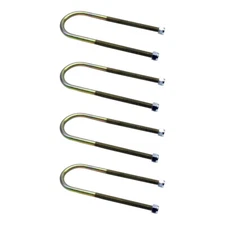 Leaf Spring U-Bolt for 3 Inch Axle Tube, 10 Inch Long, Set of 4
