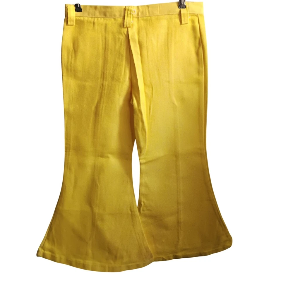 Jeans HipHugger Elephant Bellbottom vintage años 60 29x25 niñas 14 VERDADERO AUTÉNTICO Foto 2 de 4