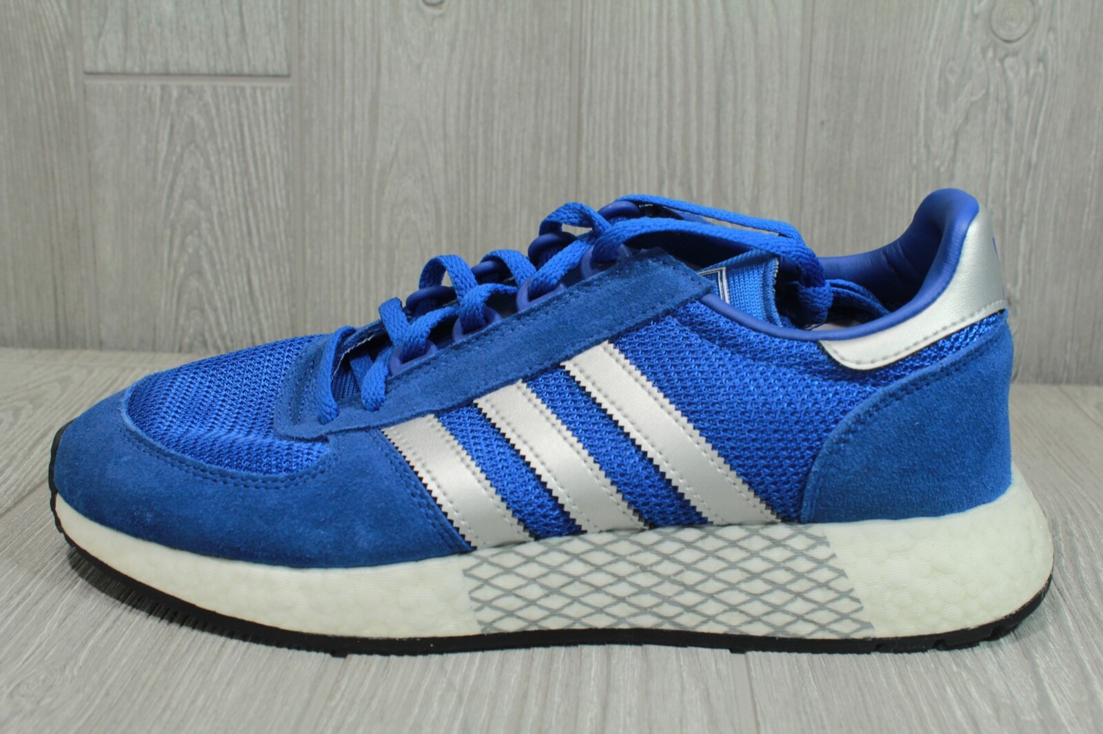 Maquinilla de afeitar sin embargo Cíclope Adidas Originals Marathon X 5923 Boost Men Shoes Never Made Blue Silver  G26782 9 | eBay