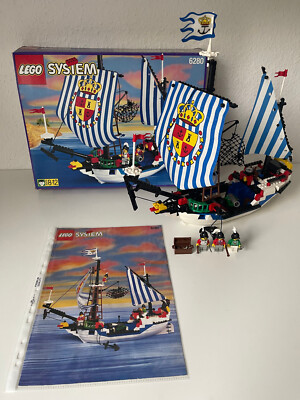 LEGO PIRATES: ARMADA FLAGSHIP (6280) - 100% COMPLETE - VERY GOOD CONDITION + BOX
