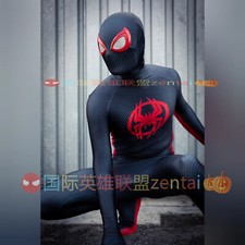 Miles Morales Jumpsuit Across the Spider-Verse Suit Cosplay Costume Halloween US