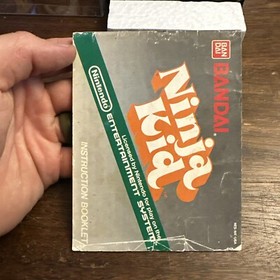 Ninja Kid (Nintendo NES) Complete Hang Tab & 5 Screw - Tested - Authentic