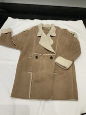 Unisex Suedette Coat Size M