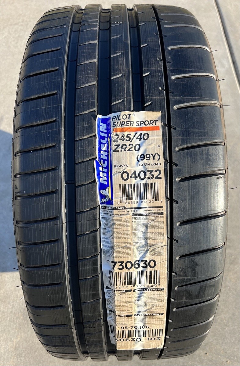 TWO BRAND NEW 245/40ZR20 (99Y) Michelin Pilot Super Sport ☆ BMW