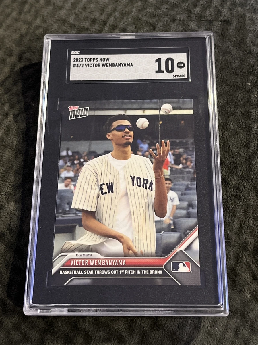 2023 Topps Now #472 Victor Wembanyama SGC 10 GEM MINT Rookie Card 