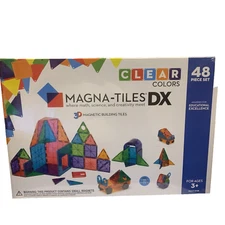MAGNA-TILES DX 48-Piece Magnetic Construction Set Brand New