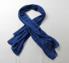 Verona Women's Luxury Chiffon Hijab Wrap JL3 Midnight Blue One Size NWT