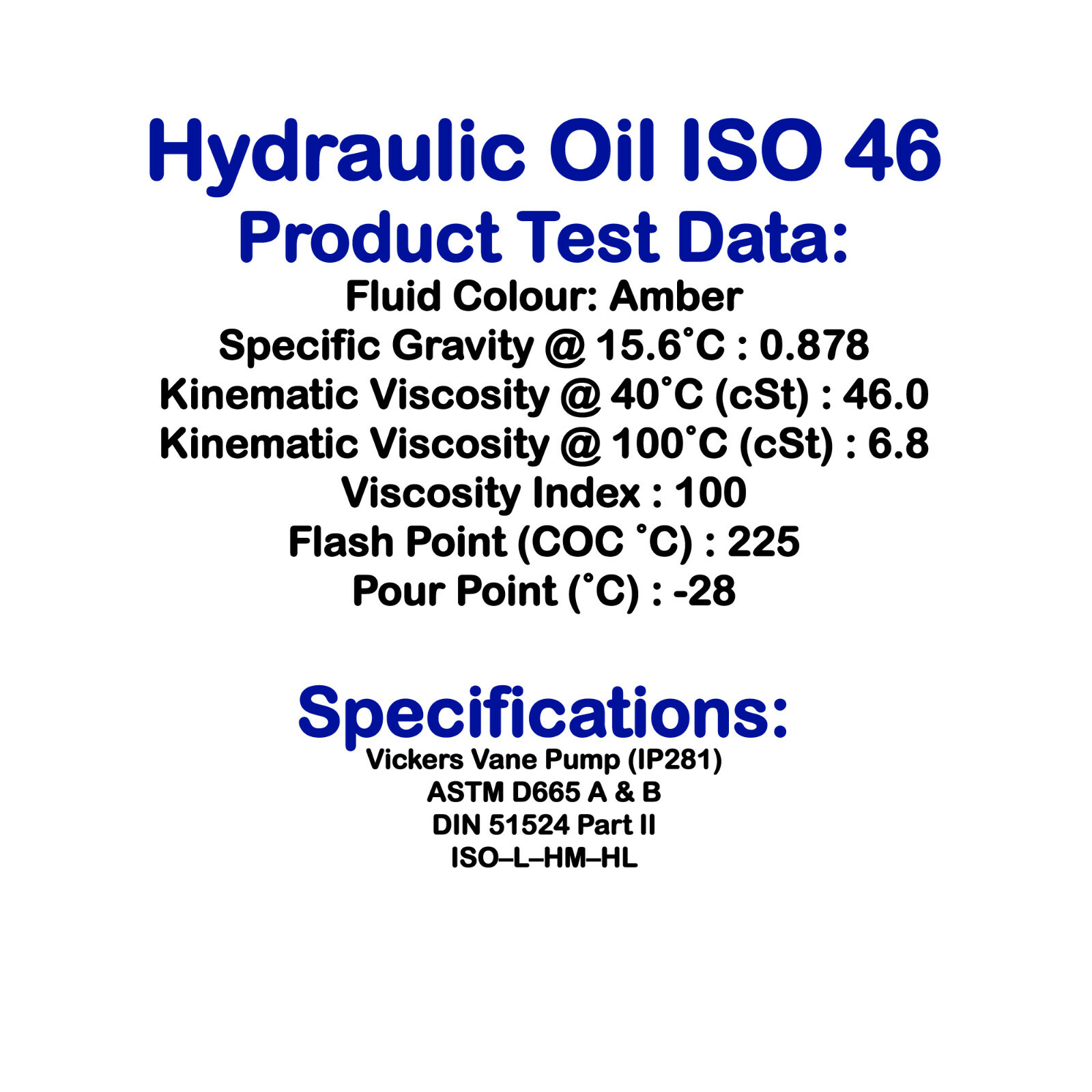 Hydraulic Oil 46 Fluid 20L HLP 46 Westway High Grade 20 Litres ISO 46 DIN 51524 eBay