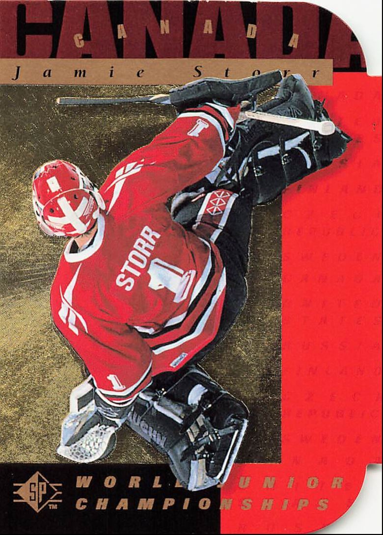 1994-95 SP Die Cut Jamie Storr Canada #137 Die Cut