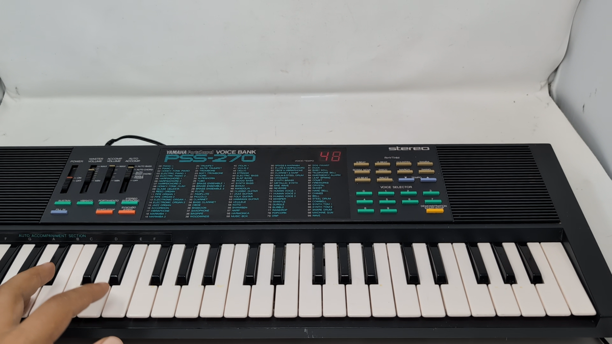 Yamaha PSS-270 キーボード Yamaha PSS-270 Retro-Keyboard Full Review - YouTube
