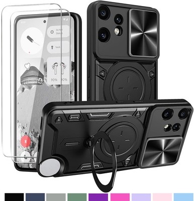 Kameraschutz Hülle + Displayglas für Nothing CMF Phone 2 Pro Magnetisch Ständer