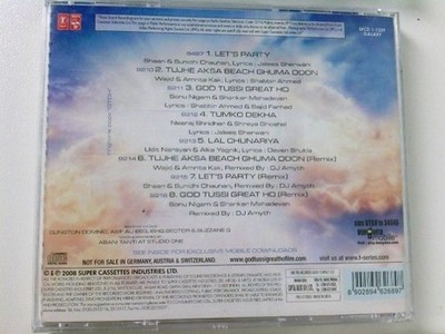 God Tussi Great Ho Bollywood Soundtrack CD Khan, Afzal: