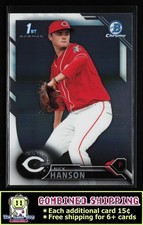 2016 Bowman Draft Chrome #BDC-54 Nick Hanson Cincinnati Reds