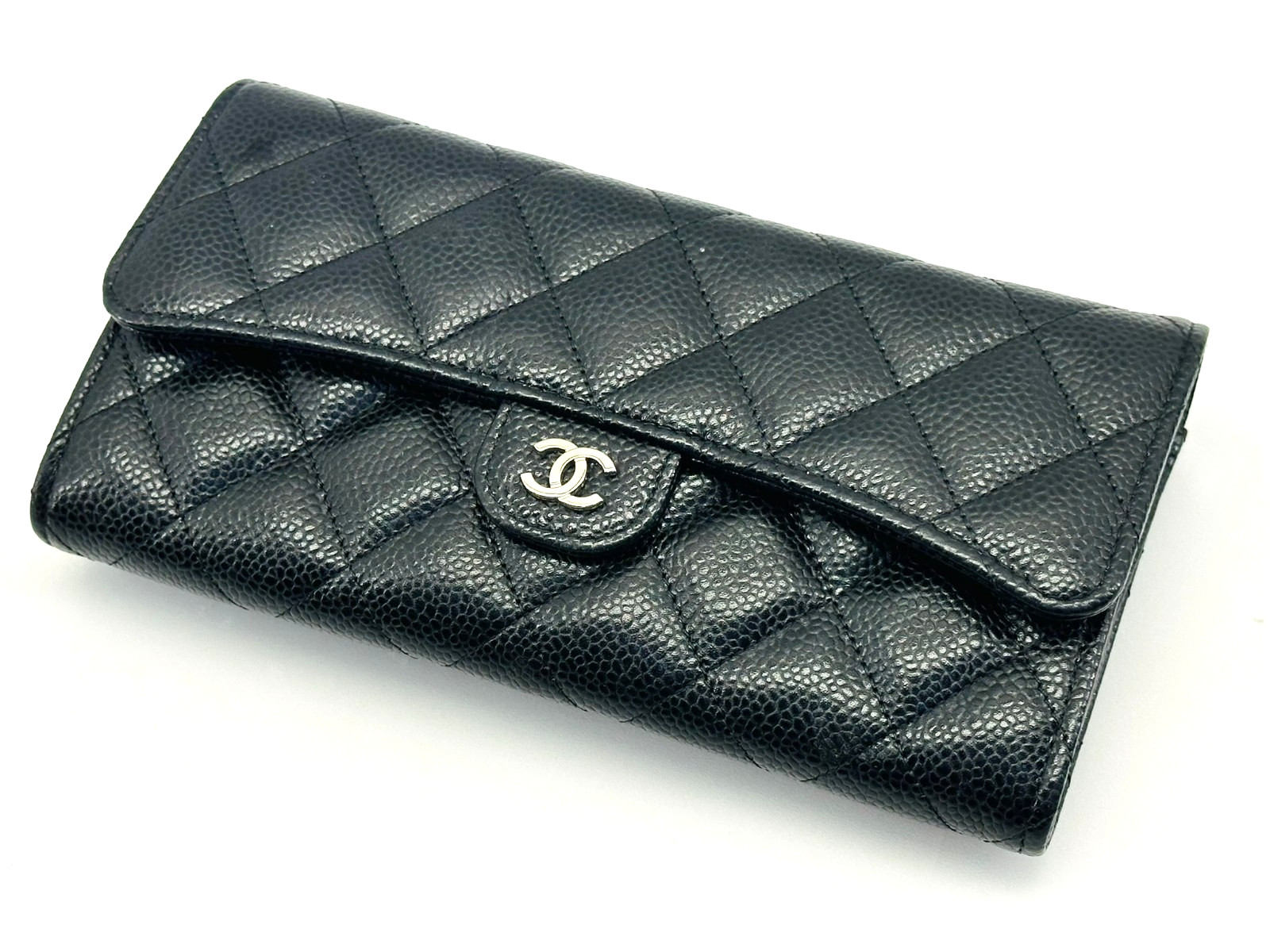 Chanel Classic Long Flap Wallet Model AP0241