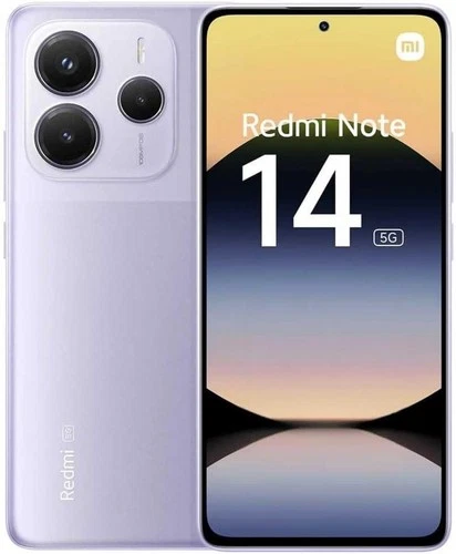 XIAOMI REDMI NOTE 14 5G DUAL SIM - LAVENDER PURPLE - 128GB 6GB RAM - BRAND NEW - Picture 1 of 5