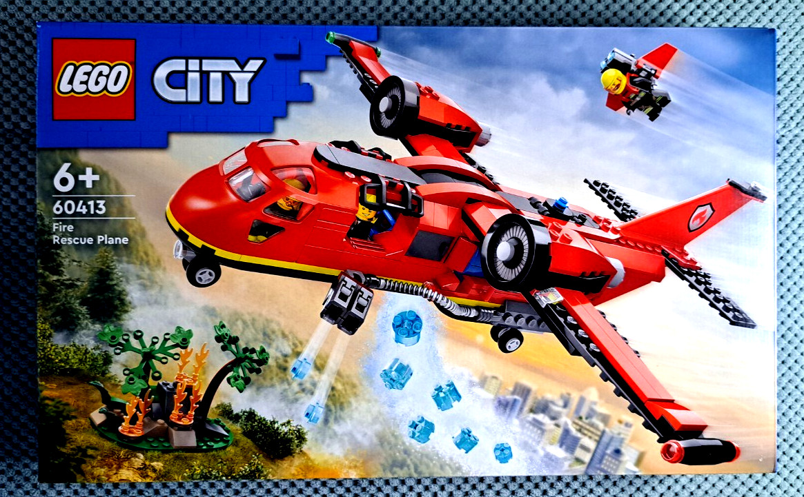 Lego City / Town - 60413 Firefighter Plane - New & Sealed