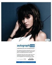 Lizzy Caplan Signed Autographed 8x10 Photo ACOA
