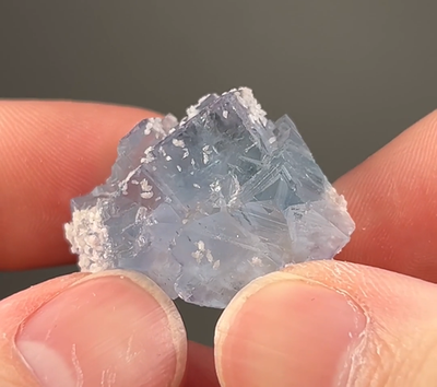 置物 Minerva Mine#1 Fluorite, Minerva #1 Mine, Hardin County, Illinois - Etched baby