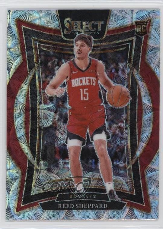 2024-25 Panini Select Concourse Scope Prizm Reed Sheppard #68 11ng