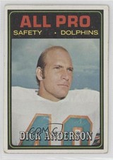 1974 Topps Dick Anderson #142 0c48