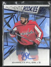 2021-22 UD SP Game Used Garrett Pilon 173 Authentic Rookies Auto