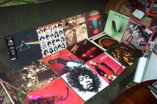 20 CLASSIC ROCK LP LOT  LED ZEPPELIN, PINK FLOYD, JIMI HENDRIX, TOM PETTY BOSTON