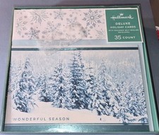 Hallmark Deluxe Holiday Cards 35 Sealed NIB