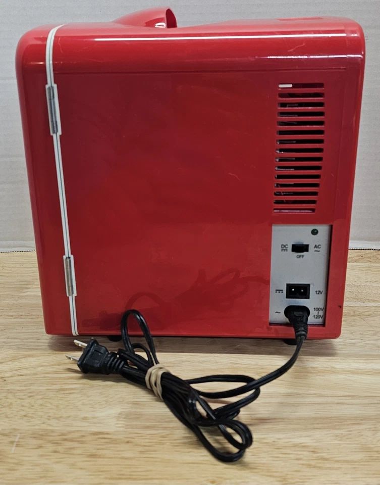 Coca Cola Mini Fridge Compact Personal Refrigerator  - Image 3 of 4
