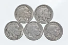 BETTER Lot 1925-D 1926-D 1923-S 1927-S 1929-S Buffalo Nickel Collection *165