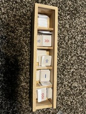 Montessori Mathematics Tiles with Wooden Box for Kids. Homeschool . Learning.