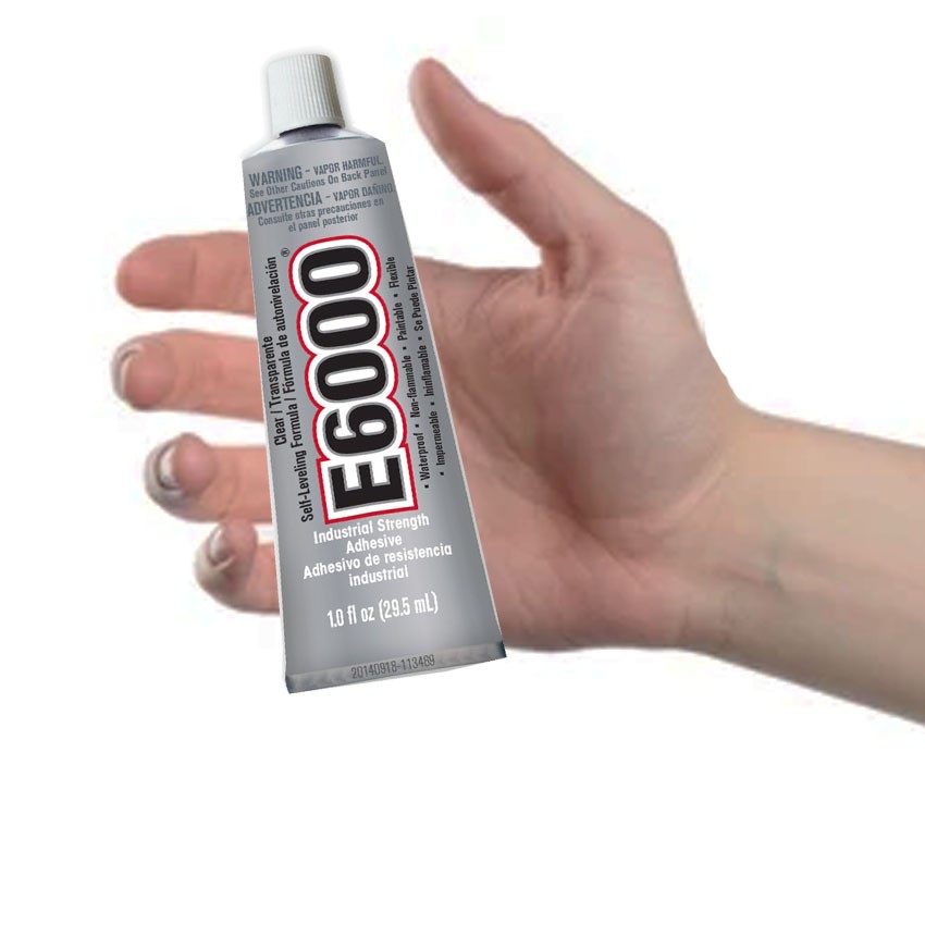 E6000 Glue for Druzy Making Craft Supplies 1oz Nozzle Permanent Adhesive Earring