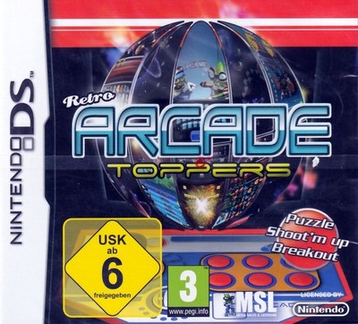 GW13ee Retro Arcade Toppers DS Neu & OVP