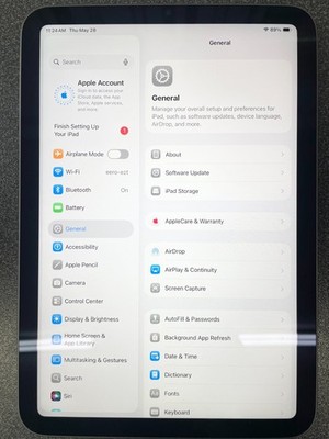 Apple iPad Mini 6th Gen 64GB, 8.3 in Wi-Fi -Space Gray - USED
