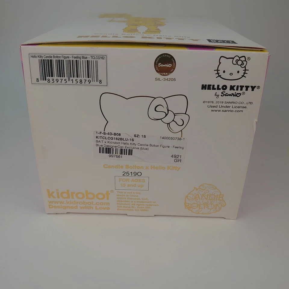 Candie Bolton Hello Kitty Sanrio Kidrobot Feeling Blue Bait Exclusive TCLCG162 - Image 4 of 4