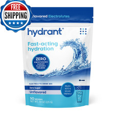 Hydrant - Bulk Hydration Powder Unflavored 50 Servings Acting Electrolyte