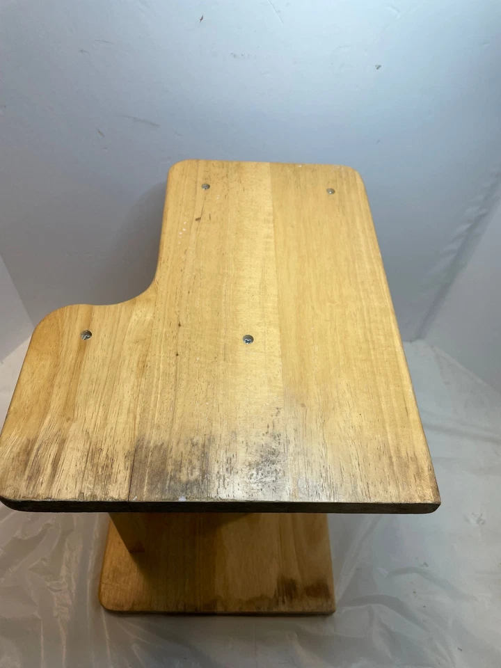 Vintage Hard Wood Two Step Stool Ladder - 14.5 x 10.5 x 13 - Image 4 of 4