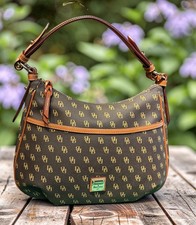 Dooney Bourke Dark Brown T Moro Gretta Hobo S...