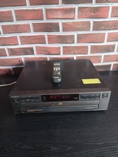 Vintage Sony CDP-C321 5-Disc CD Changer With Remote - WORKS