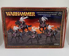 Warhammer Fantasy Dark Elves Doomfire Warlocks On Spur Painted *Missing Piece*