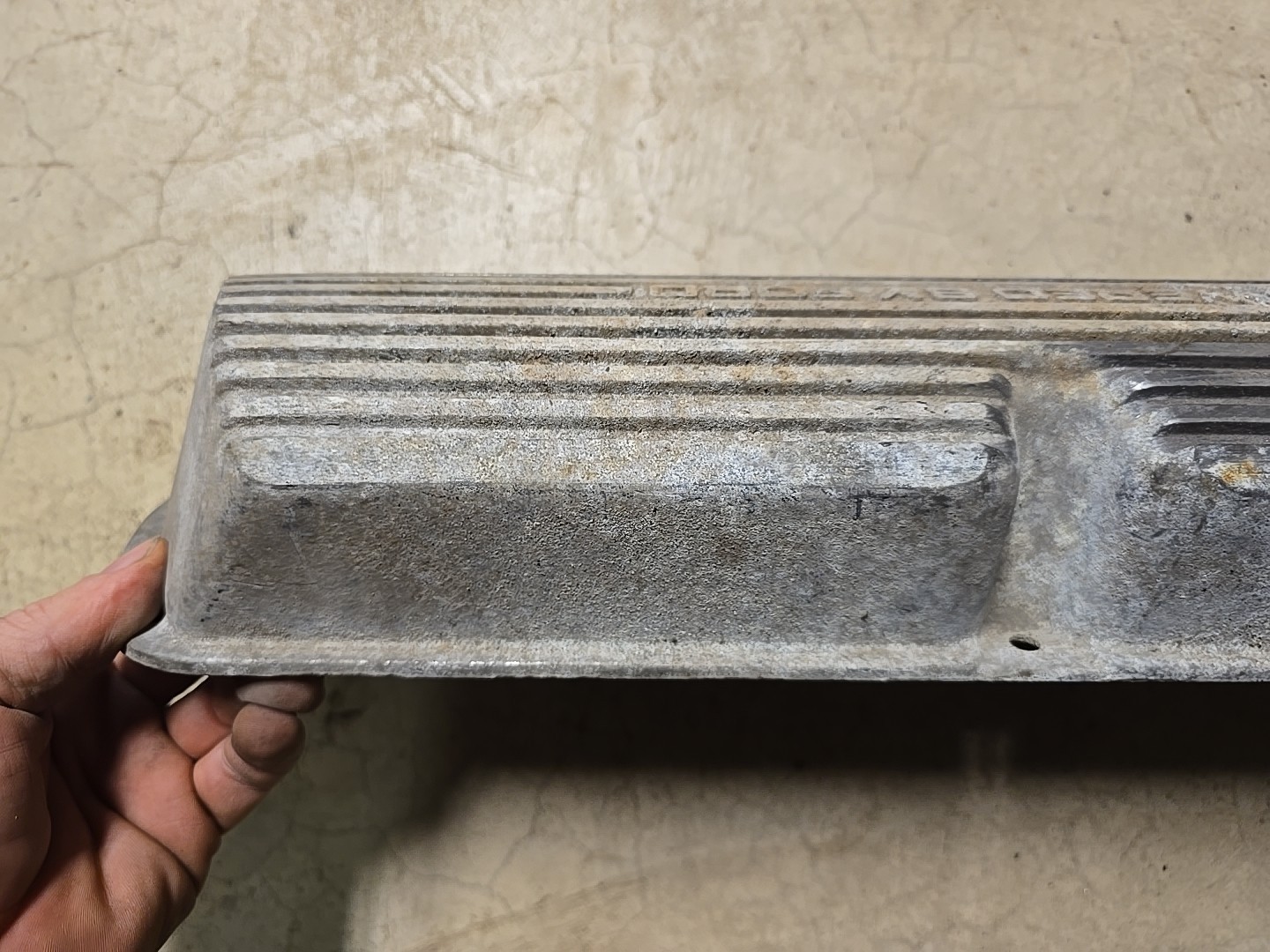 1982-1985 Ford Mustang OEM Aluminum 5.0 Valve Cover Powered By Ford GT